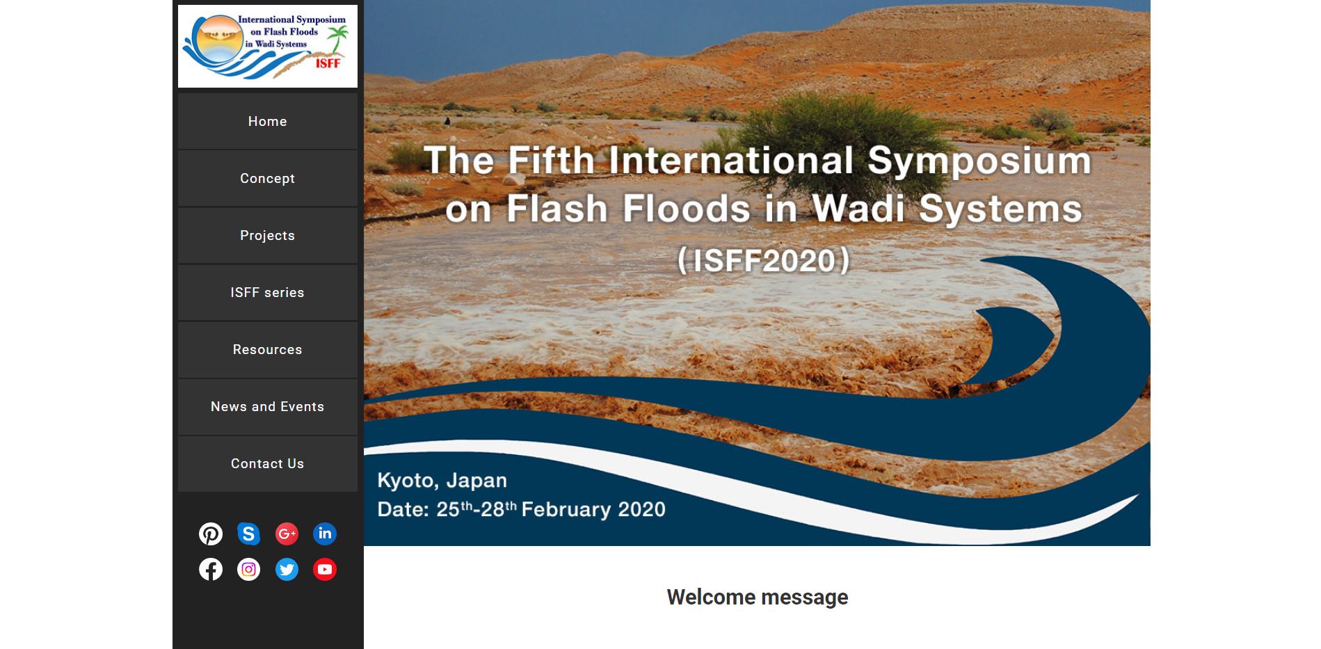 The Fifth International Symposium on Flash Floods in Wadi Systems (ISFF2020)